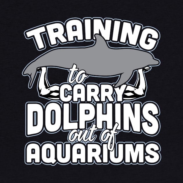 Training To Carry Dolphins Out Of Aquariums by thingsandthings